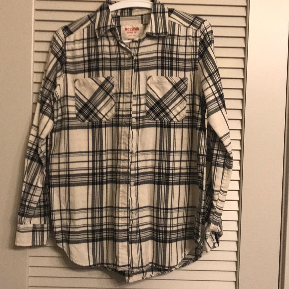 Black and white flannel
